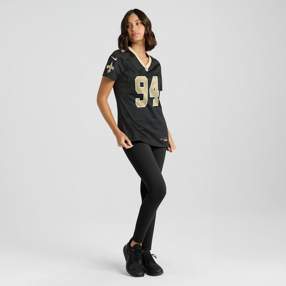 Cameron Jordan New Orleans Saints Women's Team Game Jersey - Black - Nike