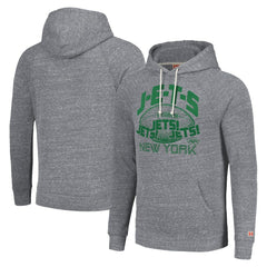 New York Jets Homage Unisex Hyperlocal Raglan Pullover Hoodie - Gray - NFL