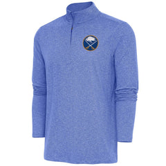 Buffalo Sabres Antigua Hunk Quarter-Zip Pullover Top - Heather Royal | NHL on sale