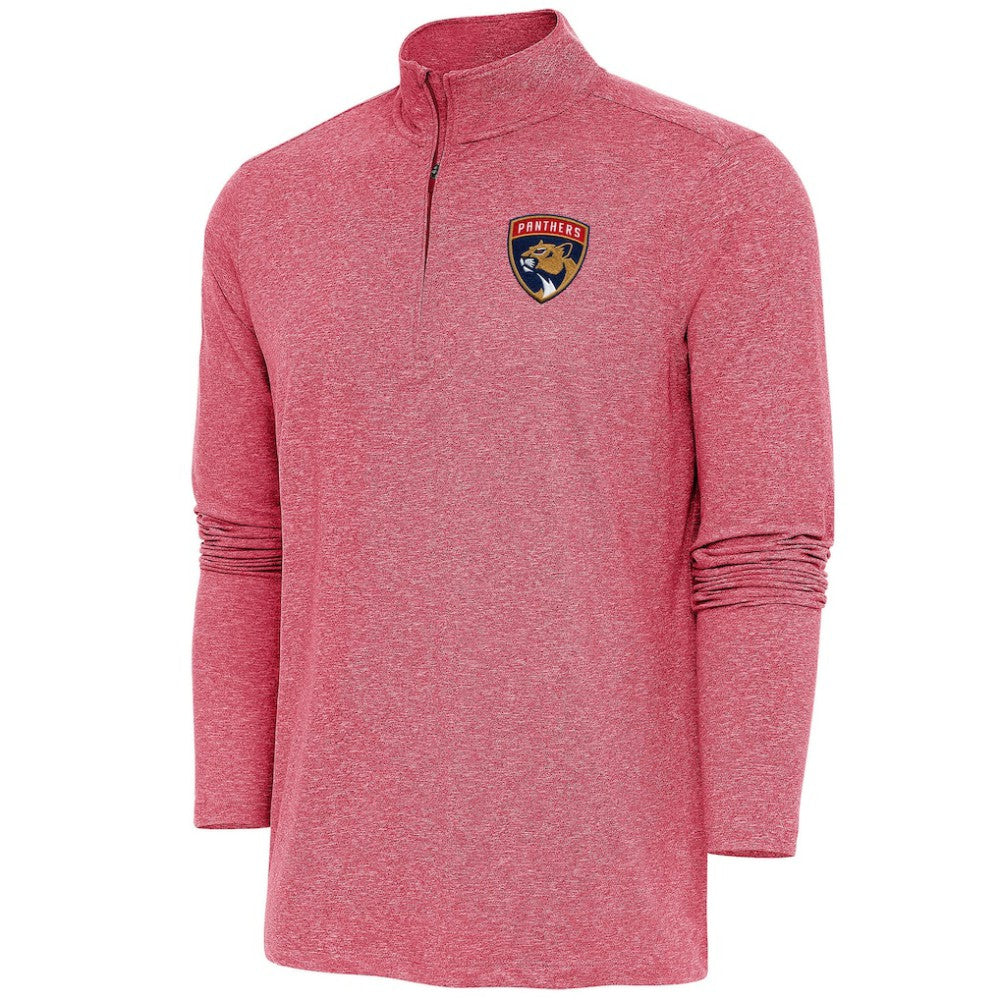 Florida Panthers Antigua Hunk Quarter-Zip Pullover Top - Heather Red | NHL discount