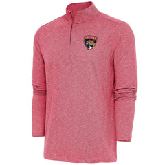 Florida Panthers Antigua Hunk Quarter-Zip Pullover Top - Heather Red | NHL discount