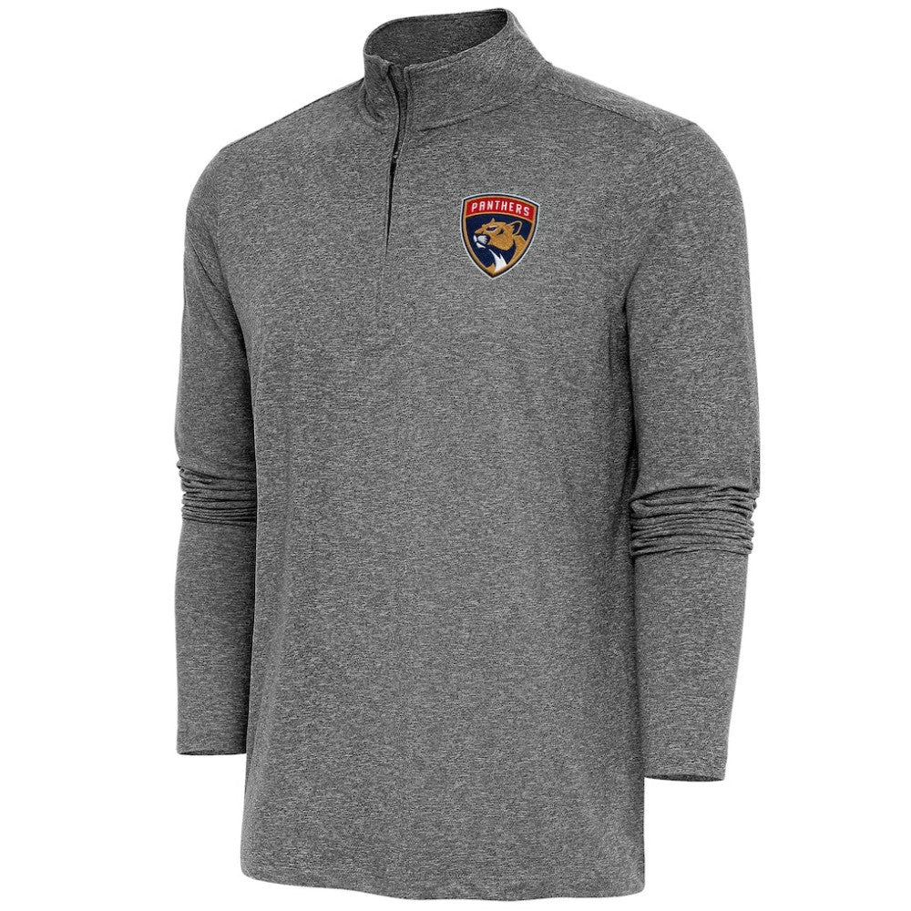 Florida Panthers Antigua Hunk Quarter-Zip Pullover Top - Heather Black | NHL sale