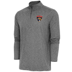 Florida Panthers Antigua Hunk Quarter-Zip Pullover Top - Heather Black | NHL sale