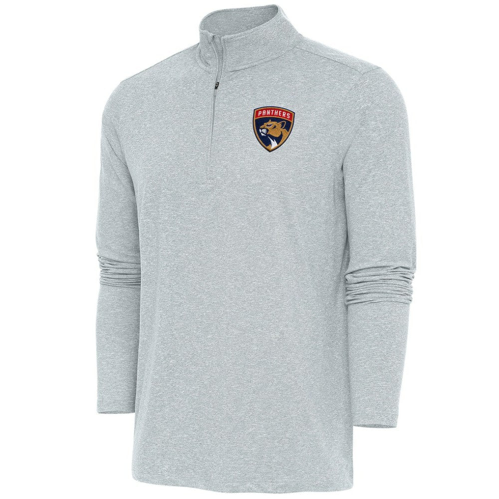Florida Panthers Antigua Hunk Quarter-Zip Pullover Top - Heather Gray | NHL sale
