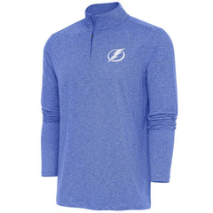 Tampa Bay Lightning Antigua Hunk Quarter-Zip Pullover Top - Heather Royal | NHL on sale