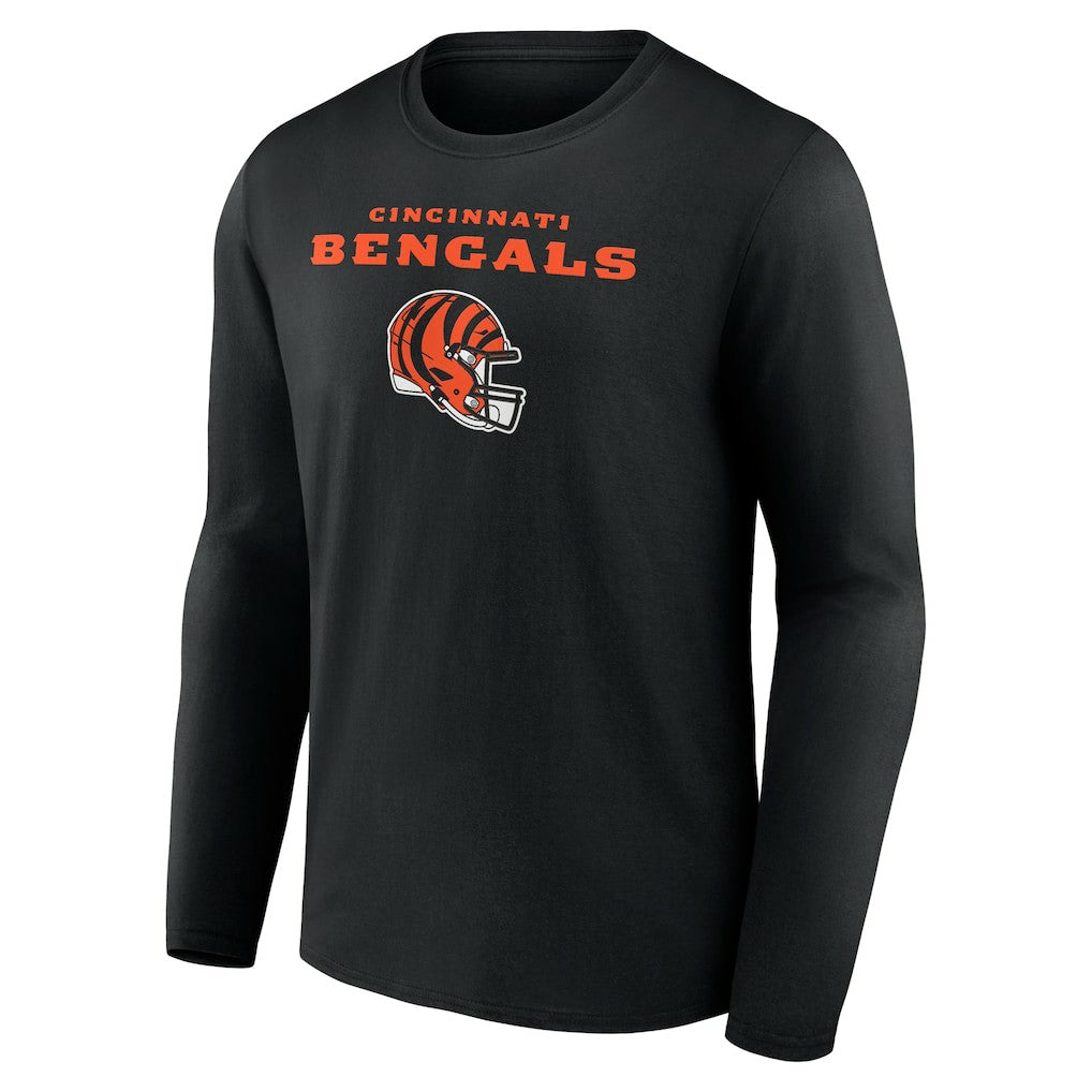 Ja'Marr Chase Cincinnati Bengals Team Wordmark Player Name & Number Long Sleeve T-Shirt - Black - NFL