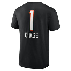 Ja'Marr Chase Cincinnati Bengals Team Wordmark Player Name & Number T-Shirt - Black - NFL