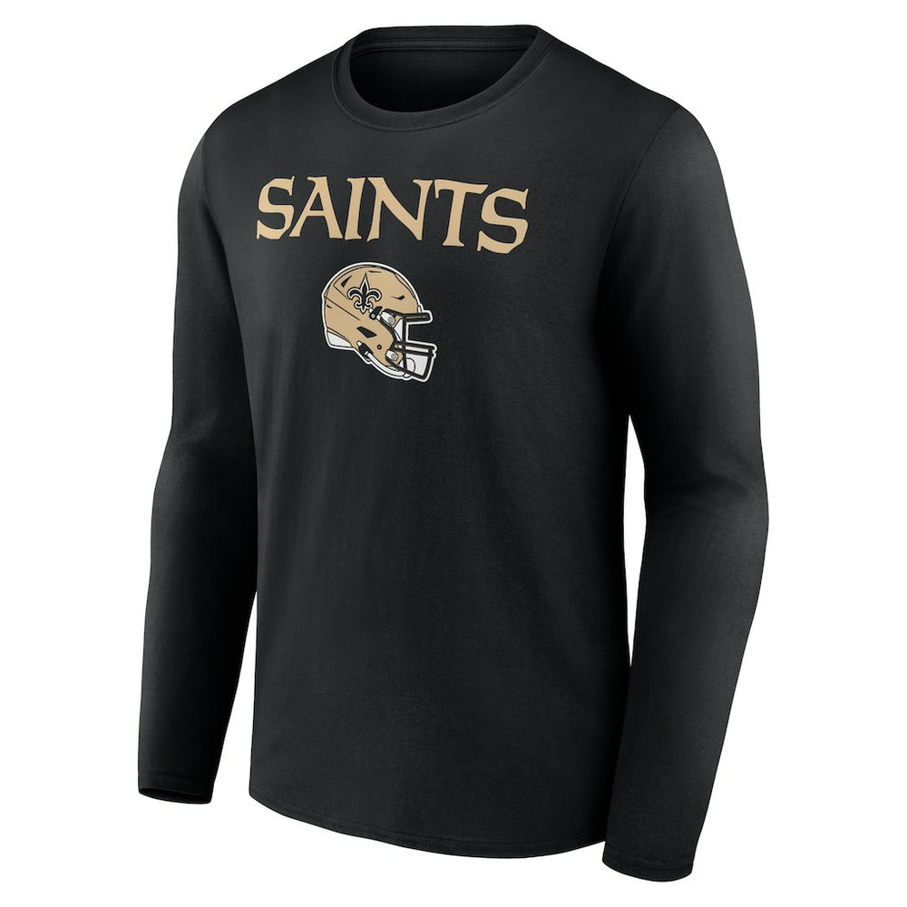 Alvin Kamara New Orleans Saints Team Wordmark Player Name & Number Long Sleeve T-Shirt - Black - NFL