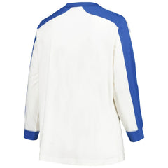 Atlanta Braves '47 Women's Plus Size Caribou Raglan Long Sleeve T-Shirt Discount