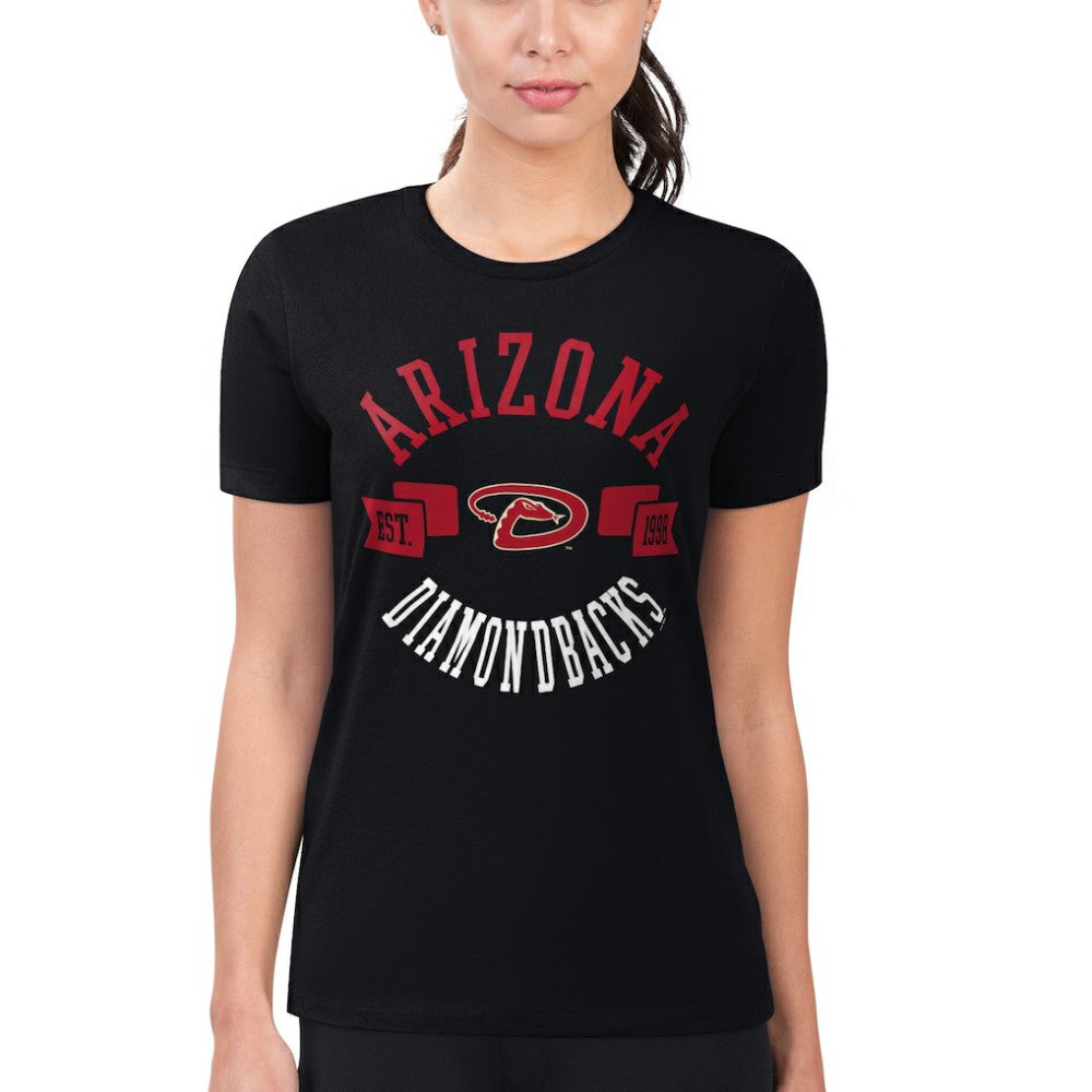 Arizona Diamondbacks G-III 4Her by Carl Banks Women's Super-Slim Fit Lightweight City Graphic T-Shirt for sale
