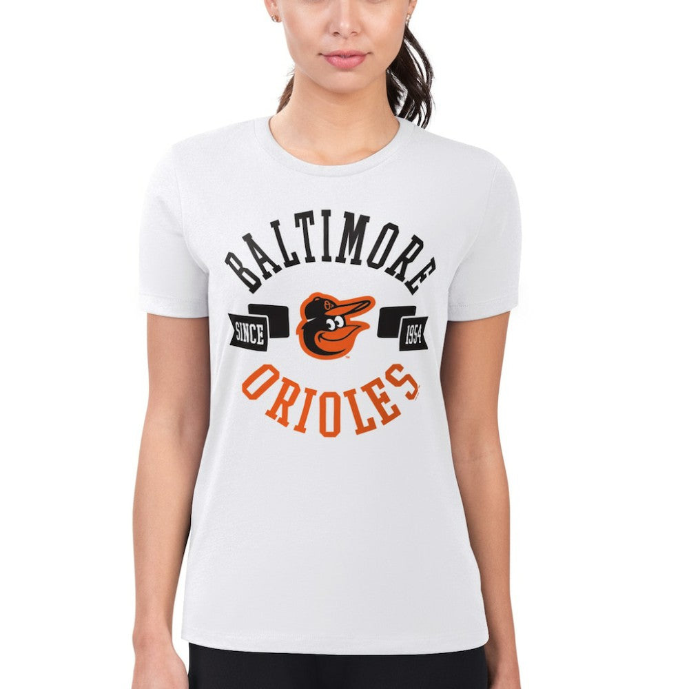 Baltimore Orioles G-III 4Her by Carl Banks Women's Super-Slim Fit Lightweight City Graphic T-Shirt Discount