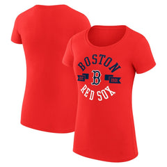 Boston Red Sox G-III 4Her by Carl Banks Women's Super-Slim Fit Lightweight City Graphic T-Shirt Near Me
