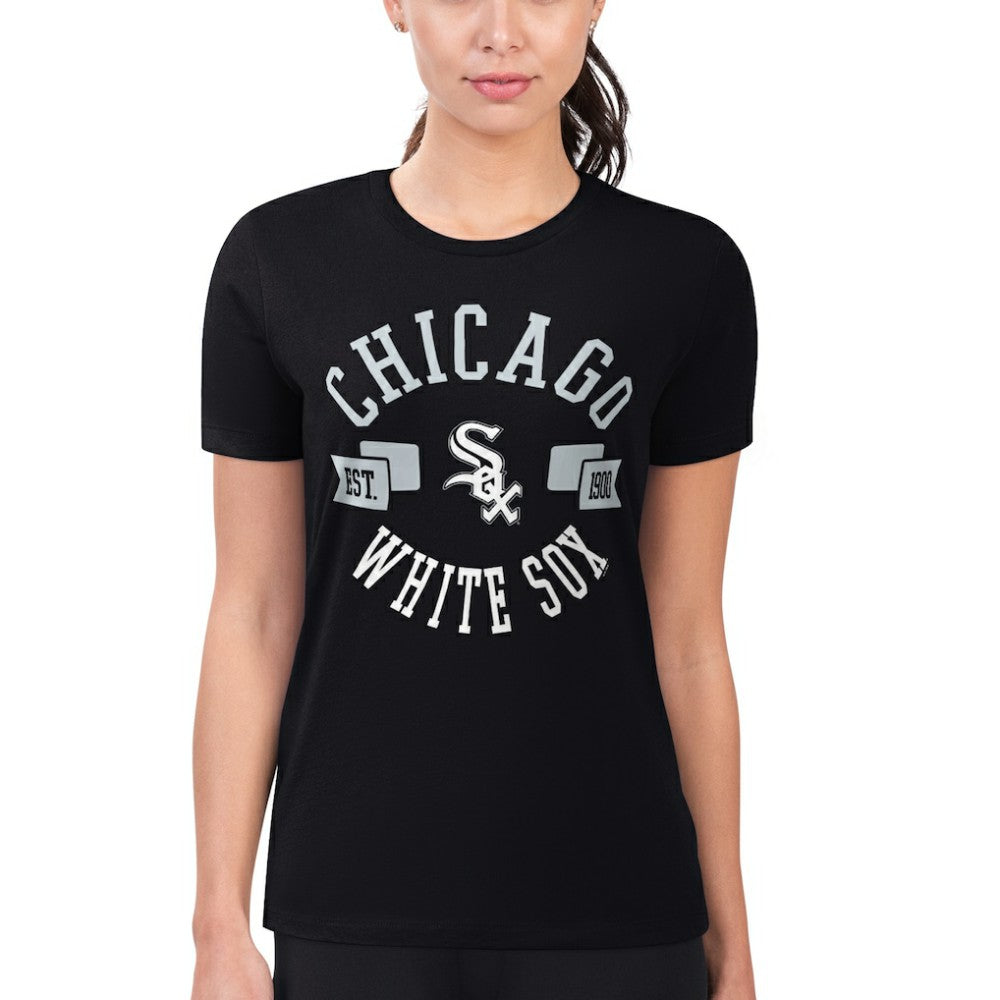 Chicago White Sox G-III 4Her by Carl Banks Women's Super-Slim Fit Lightweight City Graphic T-Shirt for sale