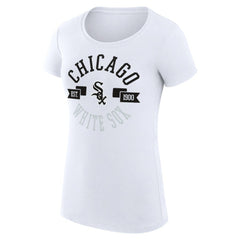Chicago White Sox G-III 4Her by Carl Banks Women's Super-Slim Fit Lightweight City Graphic T-Shirt Sale