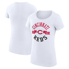 Cincinnati Reds G-III 4Her by Carl Banks Women's Super-Slim Fit Lightweight City Graphic T-Shirt for sale