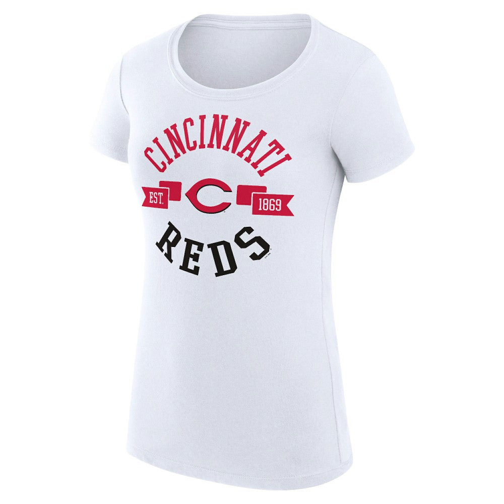 Cincinnati Reds G-III 4Her by Carl Banks Women's Super-Slim Fit Lightweight City Graphic T-Shirt for sale
