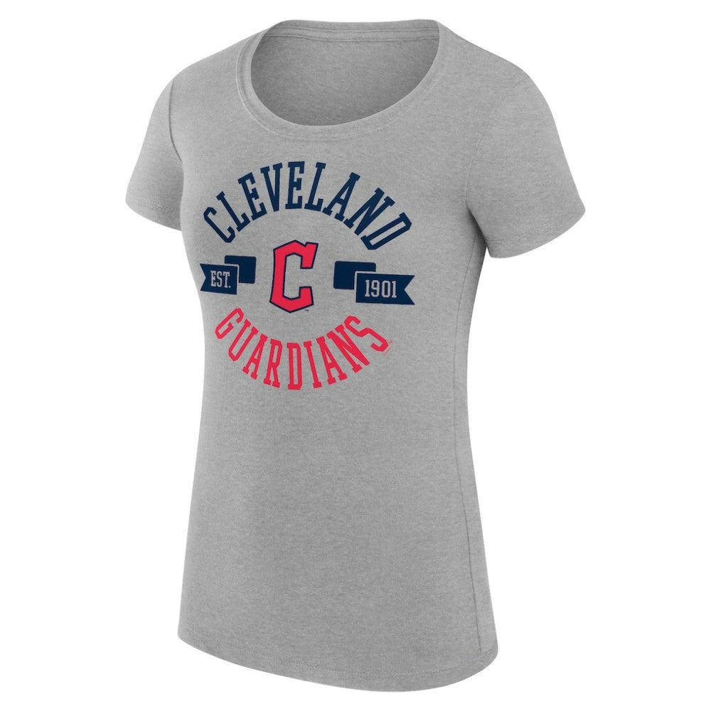 Cleveland Guardians G-III 4Her by Carl Banks Women's Super-Slim Fit Lightweight City Graphic T-Shirt Discount