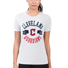 Cleveland Guardians G-III 4Her by Carl Banks Women's Super-Slim Fit Lightweight City Graphic T-Shirt for sale