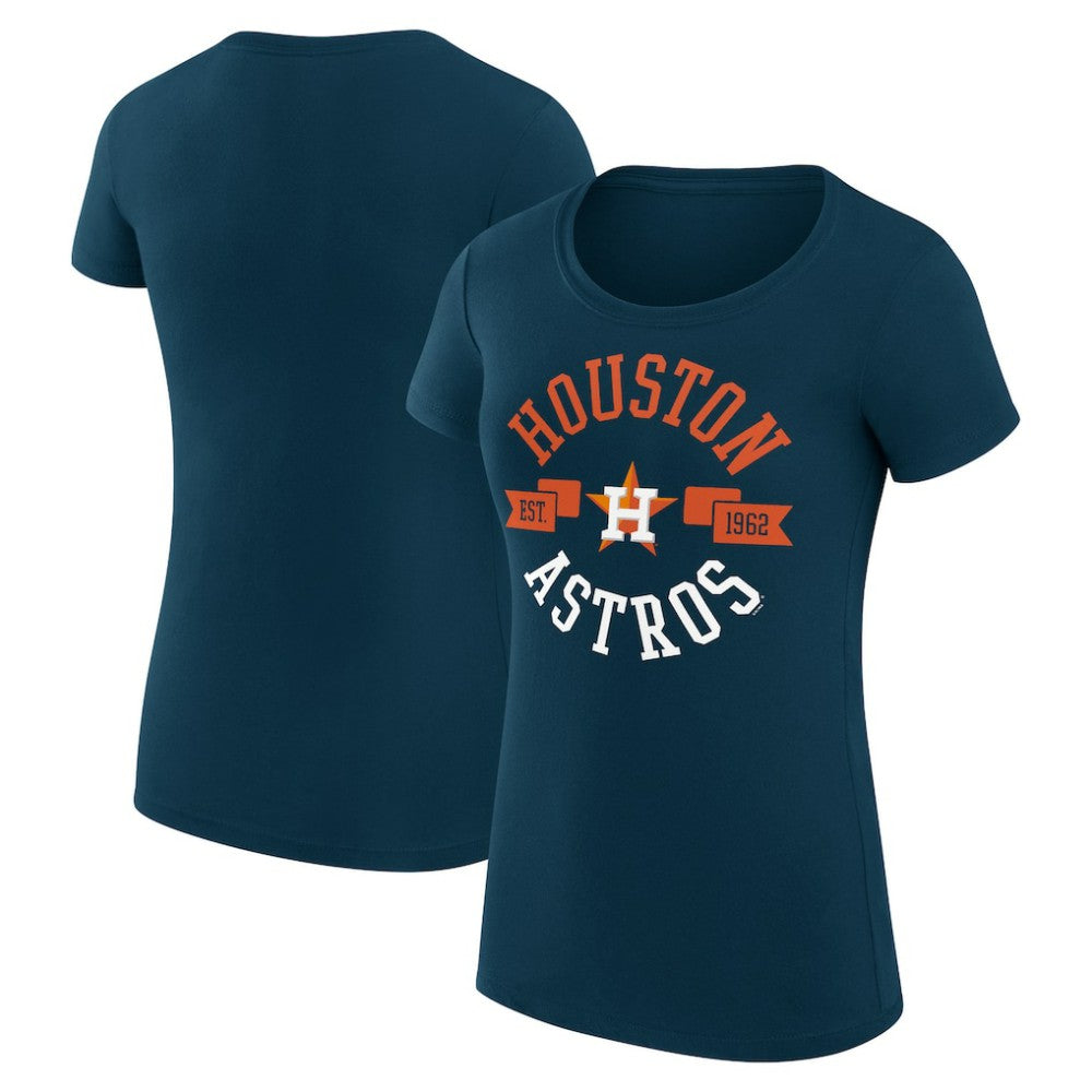 Houston Astros G-III 4Her by Carl Banks Women's Super-Slim Fit Lightweight City Graphic T-Shirt Sale