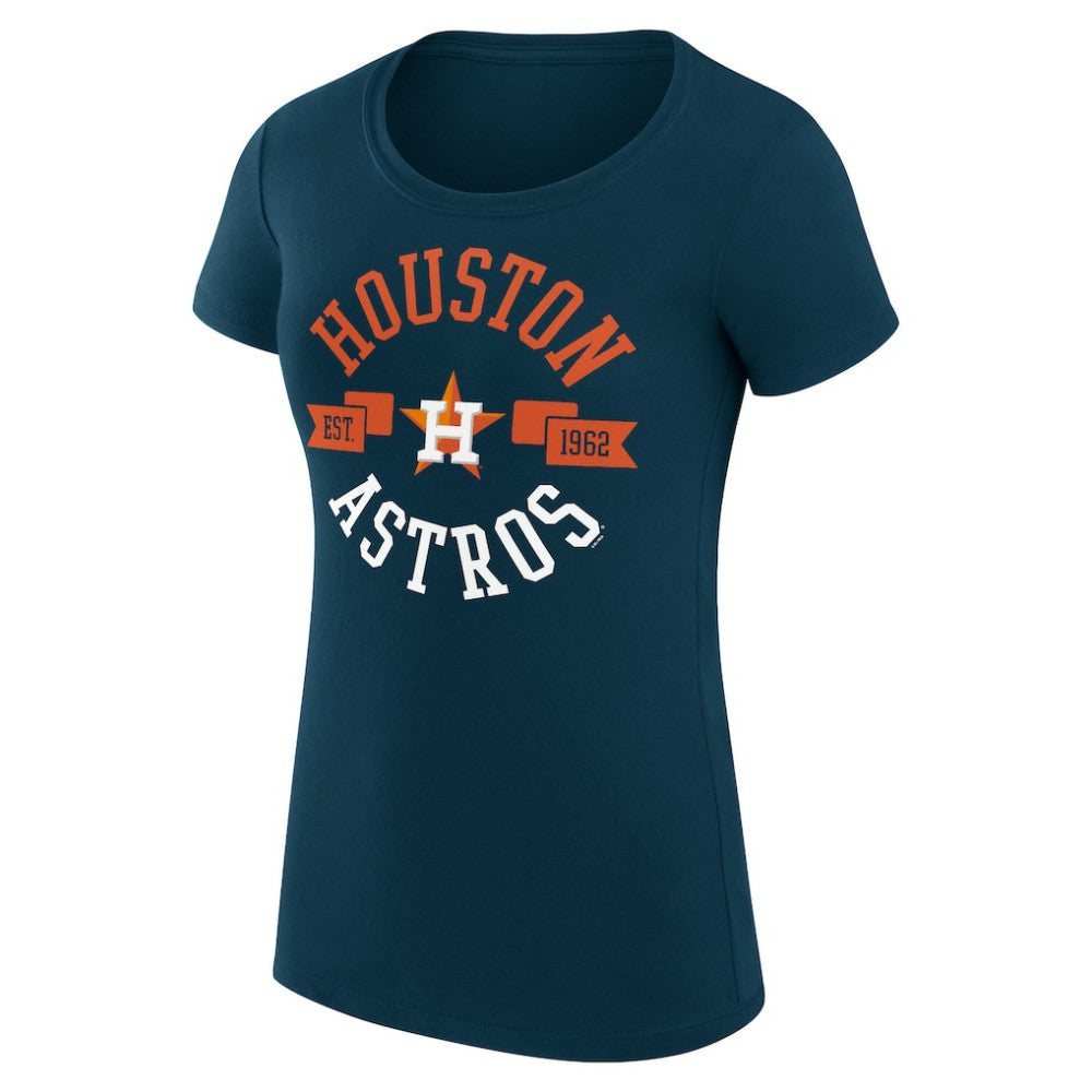 Houston Astros G-III 4Her by Carl Banks Women's Super-Slim Fit Lightweight City Graphic T-Shirt Sale