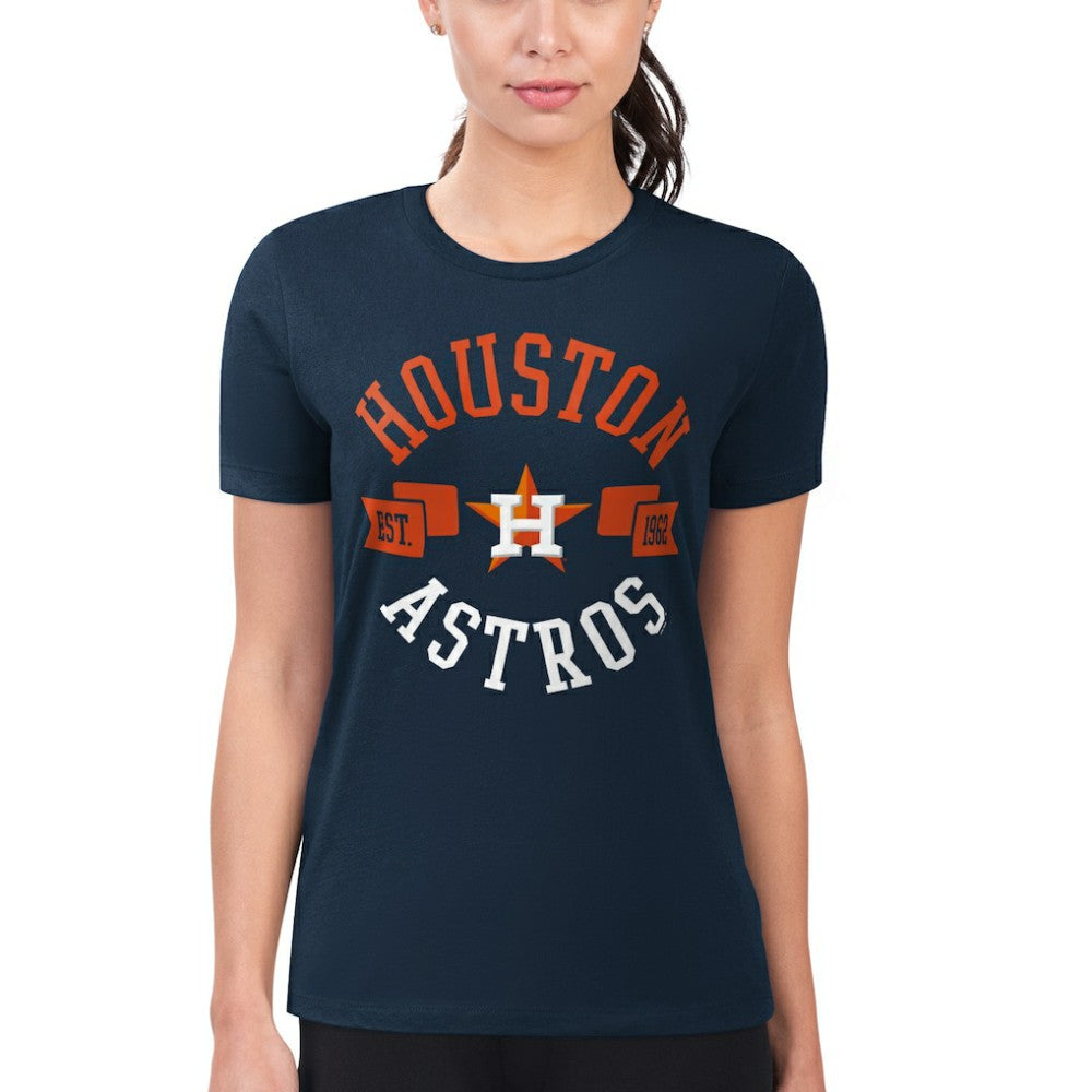 Houston Astros G-III 4Her by Carl Banks Women's Super-Slim Fit Lightweight City Graphic T-Shirt Sale