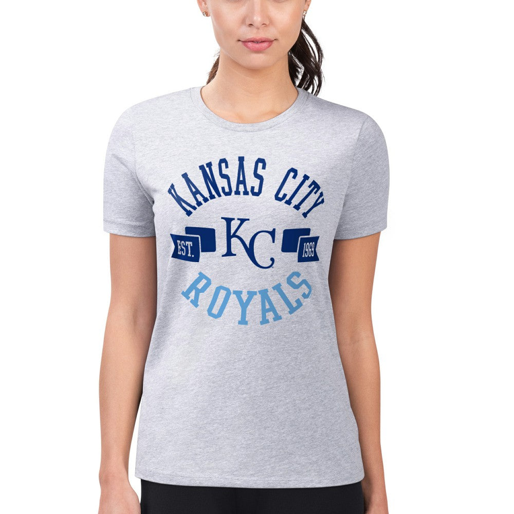 Kansas City Royals G-III 4Her by Carl Banks Women's Super-Slim Fit Lightweight City Graphic T-Shirt Sale