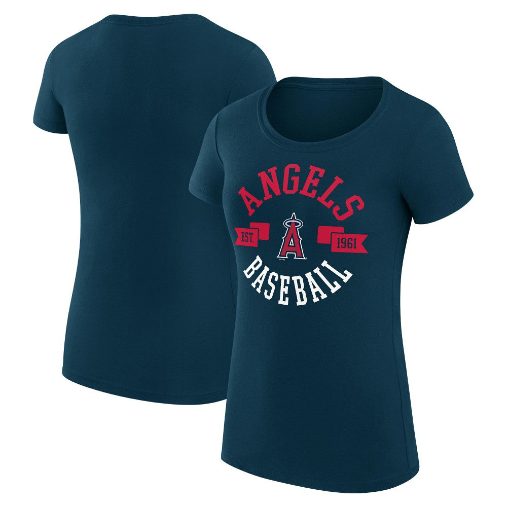 Los Angeles Angels G-III 4Her by Carl Banks Women's Super-Slim Fit Lightweight City Graphic T-Shirt for sale