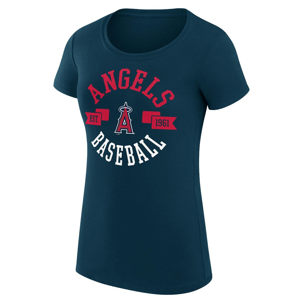 Los Angeles Angels G-III 4Her by Carl Banks Women's Super-Slim Fit Lightweight City Graphic T-Shirt for sale