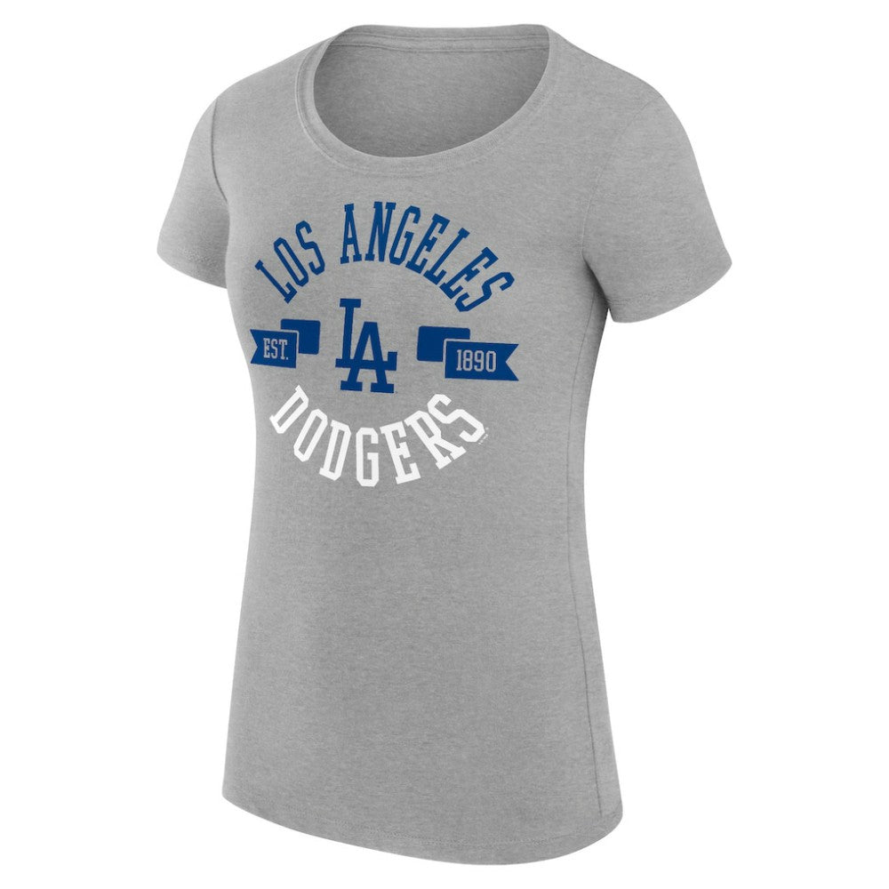 Los Angeles Dodgers G-III 4Her by Carl Banks Women's Super-Slim Fit Lightweight City Graphic T-Shirt Online