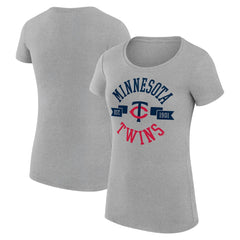Minnesota Twins G-III 4Her by Carl Banks Women's Super-Slim Fit Lightweight City Graphic T-Shirt for sale
