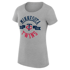 Minnesota Twins G-III 4Her by Carl Banks Women's Super-Slim Fit Lightweight City Graphic T-Shirt for sale