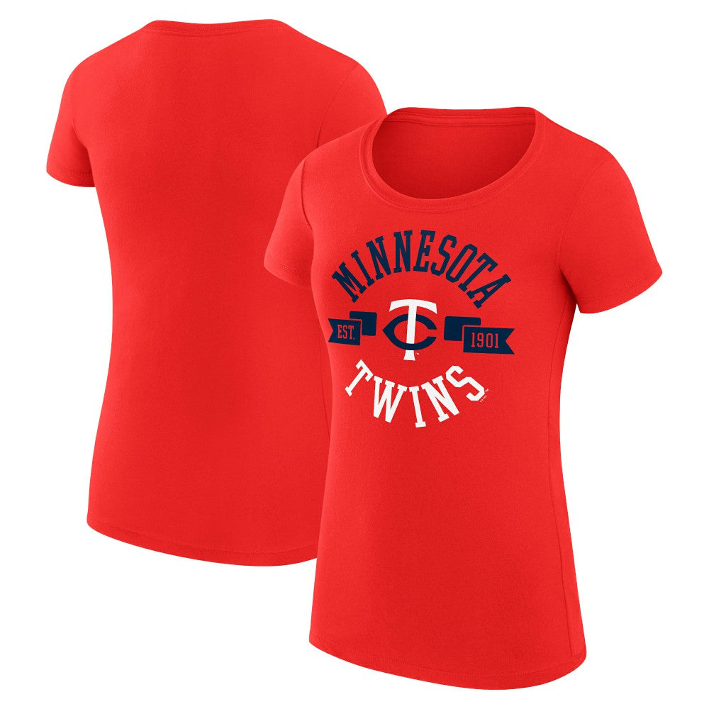 Minnesota Twins G-III 4Her by Carl Banks Women's Super-Slim Fit Lightweight City Graphic T-Shirt Sale