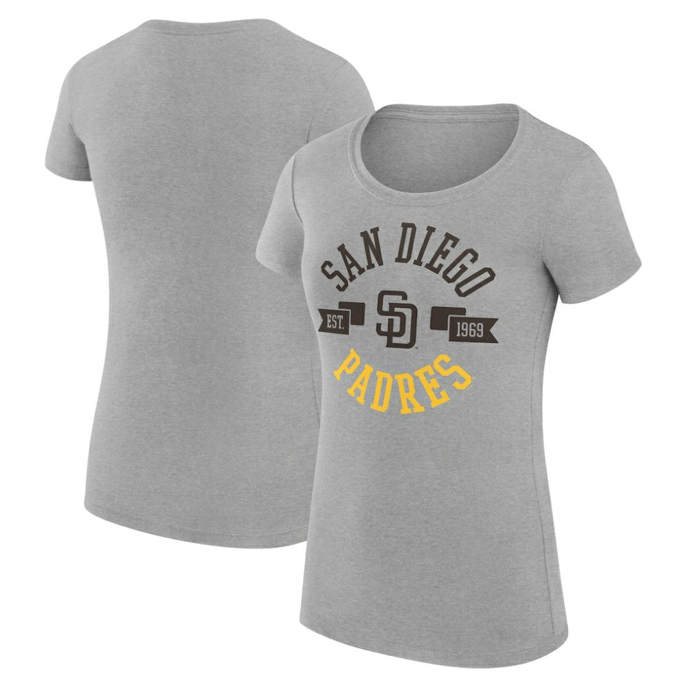 San Diego Padres G-III 4Her by Carl Banks Women's Super-Slim Fit Lightweight City Graphic T-Shirt Outlet