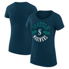 Seattle Mariners G-III 4Her by Carl Banks Women's Super-Slim Fit Lightweight City Graphic T-Shirt Near Me