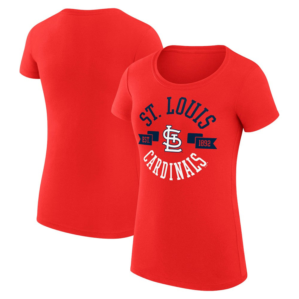 St. Louis Cardinals G-III 4Her by Carl Banks Women's Super-Slim Fit Lightweight City Graphic T-Shirt Discount