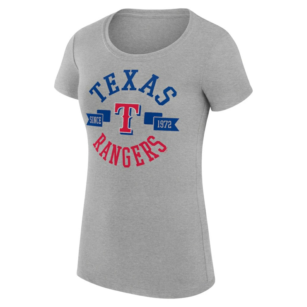 Texas Rangers G-III 4Her by Carl Banks Women's Super-Slim Fit Lightweight City Graphic T-Shirt Sale
