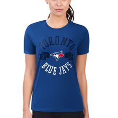 Toronto Blue Jays G-III 4Her by Carl Banks Women's Super-Slim Fit Lightweight City Graphic T-Shirt Online