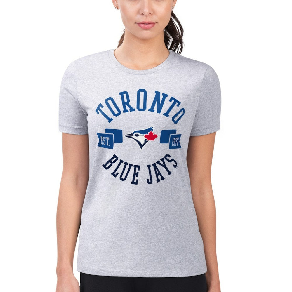 Toronto Blue Jays G-III 4Her by Carl Banks Women's Super-Slim Fit Lightweight City Graphic T-Shirt Online