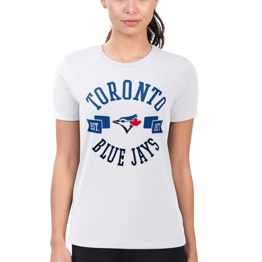 Toronto Blue Jays G-III 4Her by Carl Banks Women's Super-Slim Fit Lightweight City Graphic T-Shirt Online