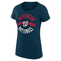 Washington Nationals G-III 4Her by Carl Banks Women's Super-Slim Fit Lightweight City Graphic T-Shirt Outlet