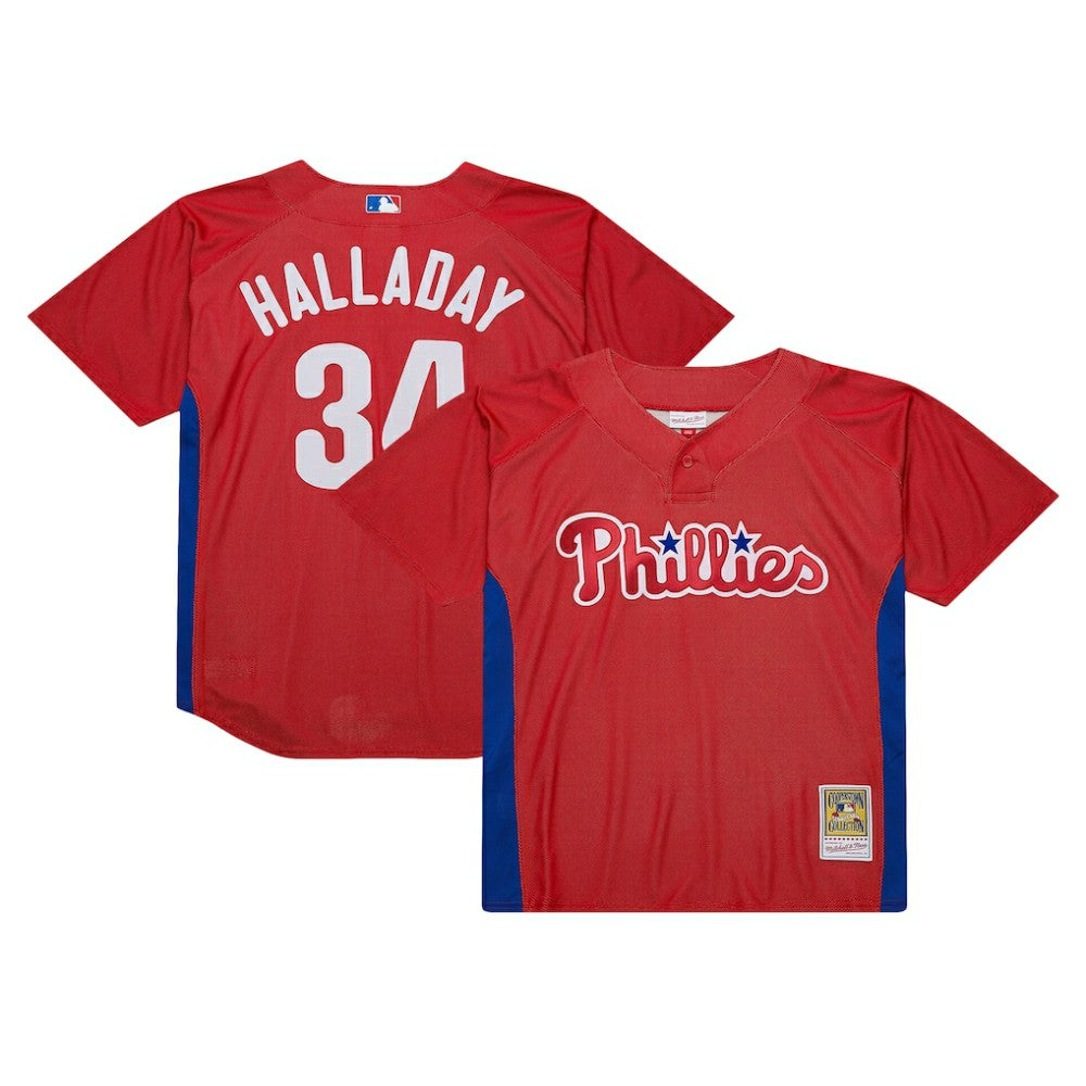 Roy Halladay Philadelphia Phillies Mitchell & Ness Authentic Batting Practice Jersey for sale