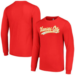 Kansas City Chiefs Starter Tailsweep Long Sleeve T-Shirt - Red - NFL