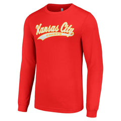 Kansas City Chiefs Starter Tailsweep Long Sleeve T-Shirt - Red - NFL