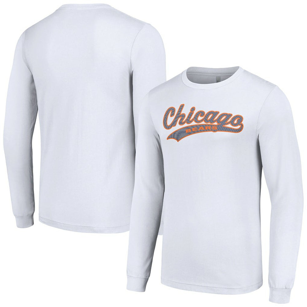 Chicago Bears Starter Tailsweep Long Sleeve T-Shirt - White - NFL