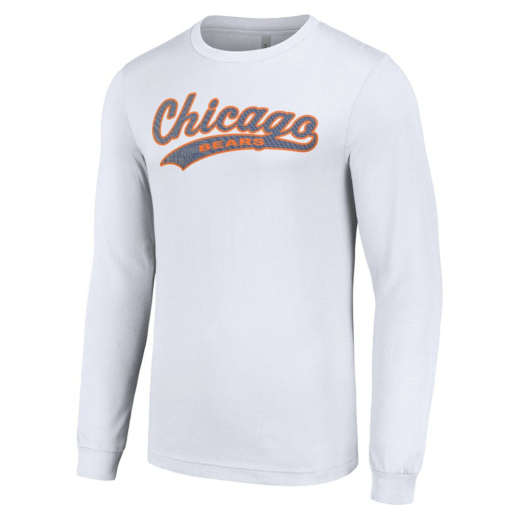 Chicago Bears Starter Tailsweep Long Sleeve T-Shirt - White - NFL