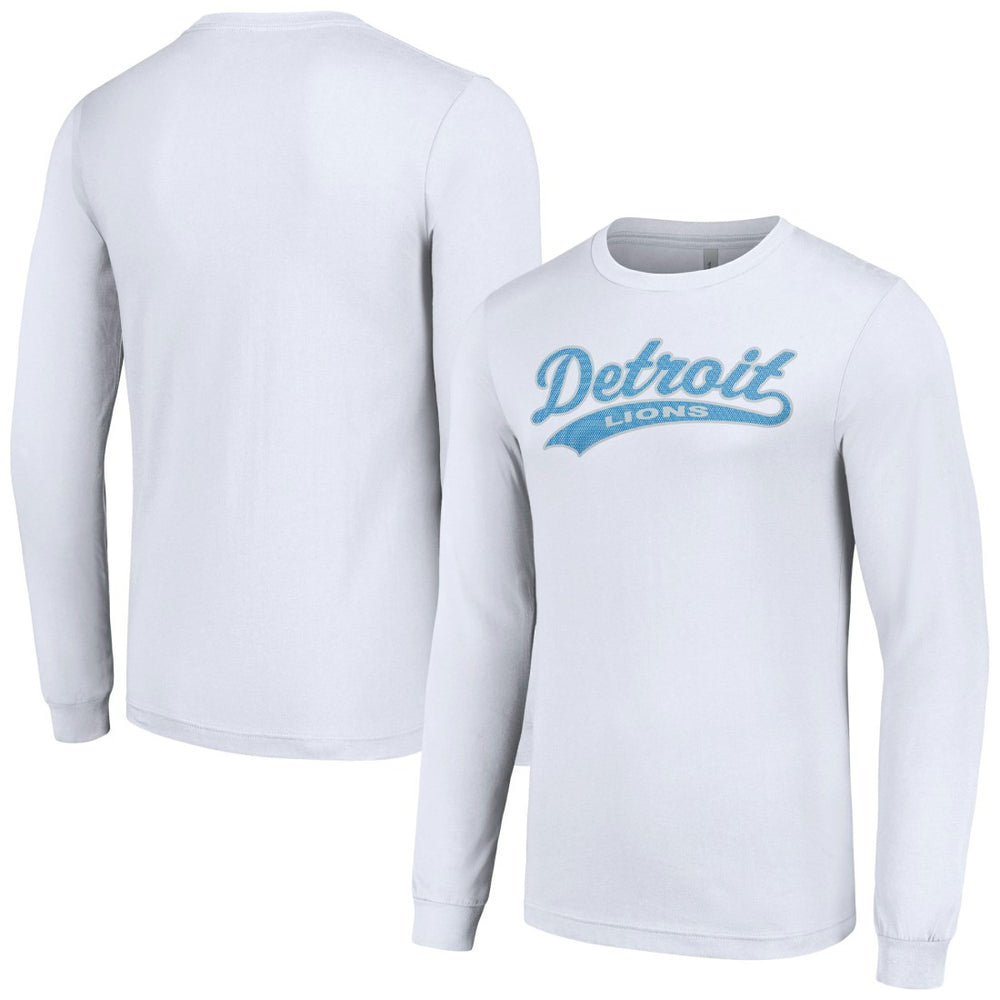 Detroit Lions Starter Tailsweep Long Sleeve T-Shirt - White - NFL