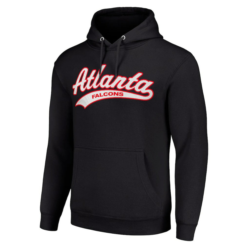 Atlanta Falcons Starter Unisex Tailsweep Pullover Hoodie - Black - NFL