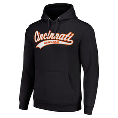 Cincinnati Bengals Starter Unisex Tailsweep Pullover Hoodie - Black - NFL