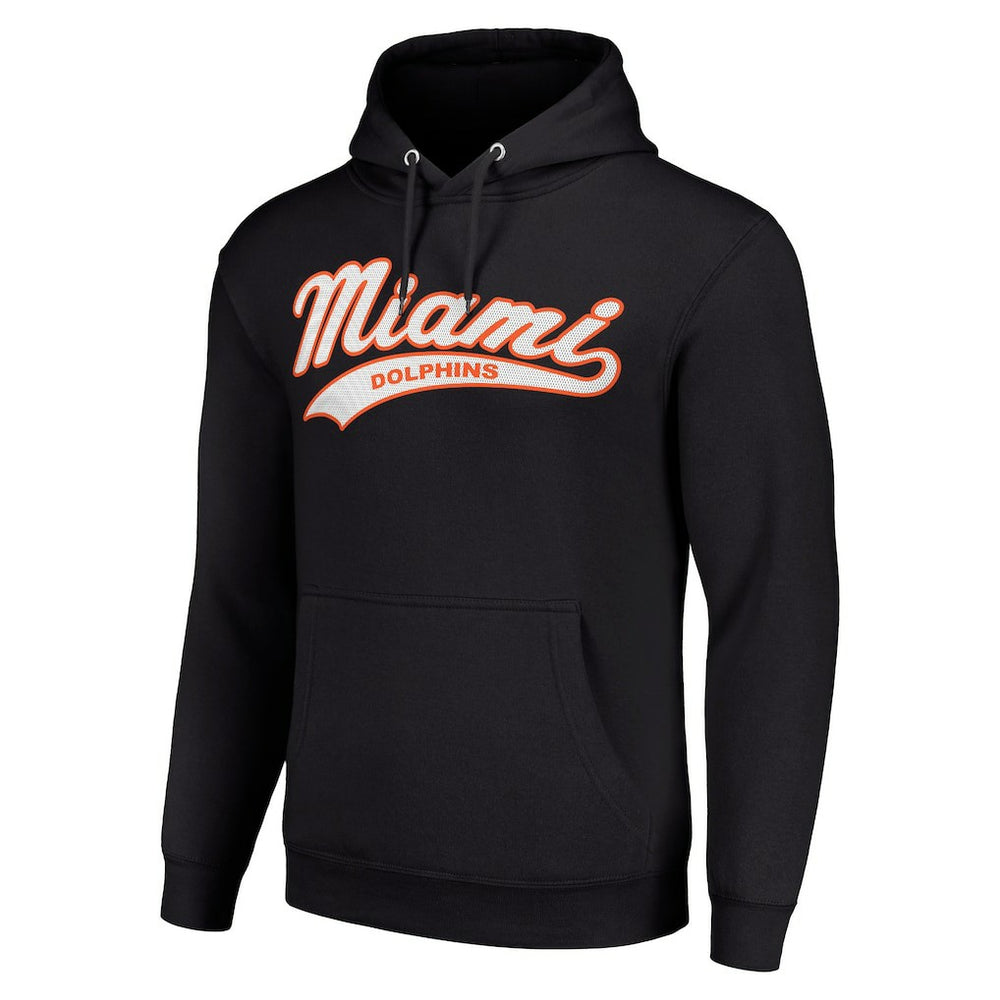 Miami Dolphins Starter Unisex Tailsweep Pullover Hoodie - Black - NFL
