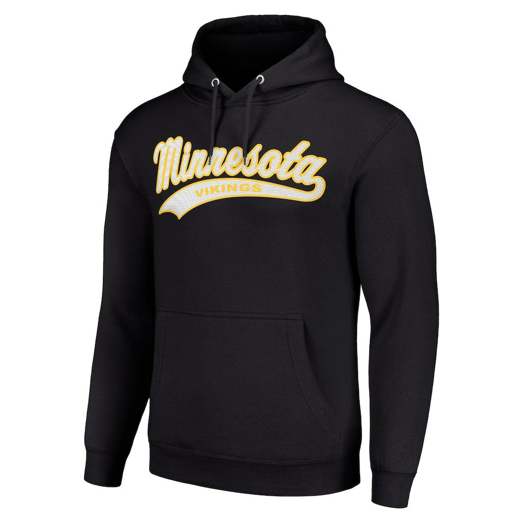 Minnesota Vikings Starter Unisex Tailsweep Pullover Hoodie - Black - NFL
